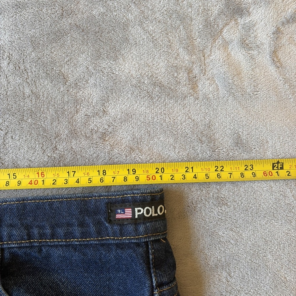 Vintage Polo Jeans Co Ralph Lauren Jeans Mens 38x34 (40x34) Blue Loose Fit Y2K - Picture 7 of 9